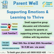 New Workshop: Parent Well 